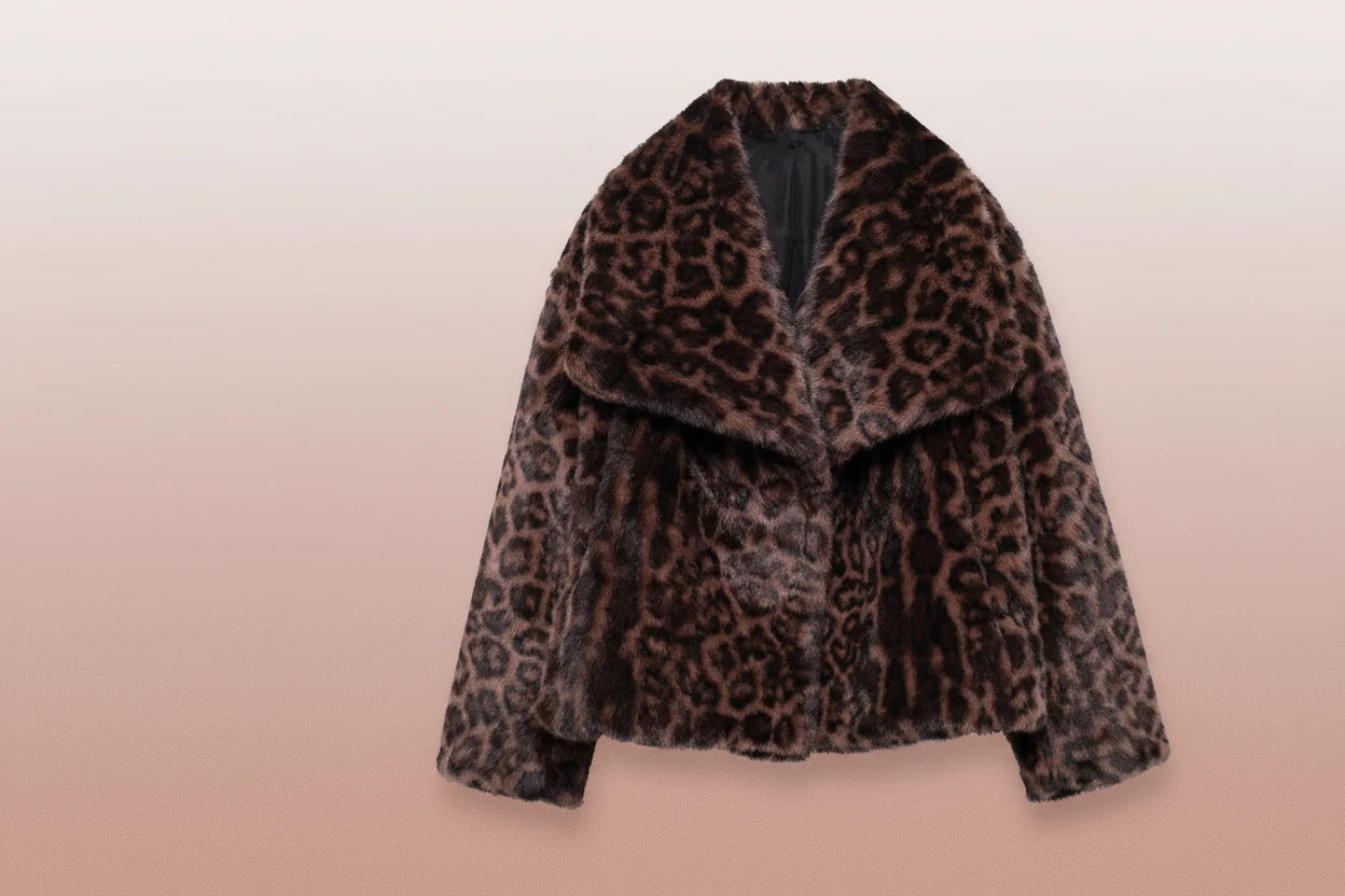 MUJER – Manteau en fausse fourrure pour femme