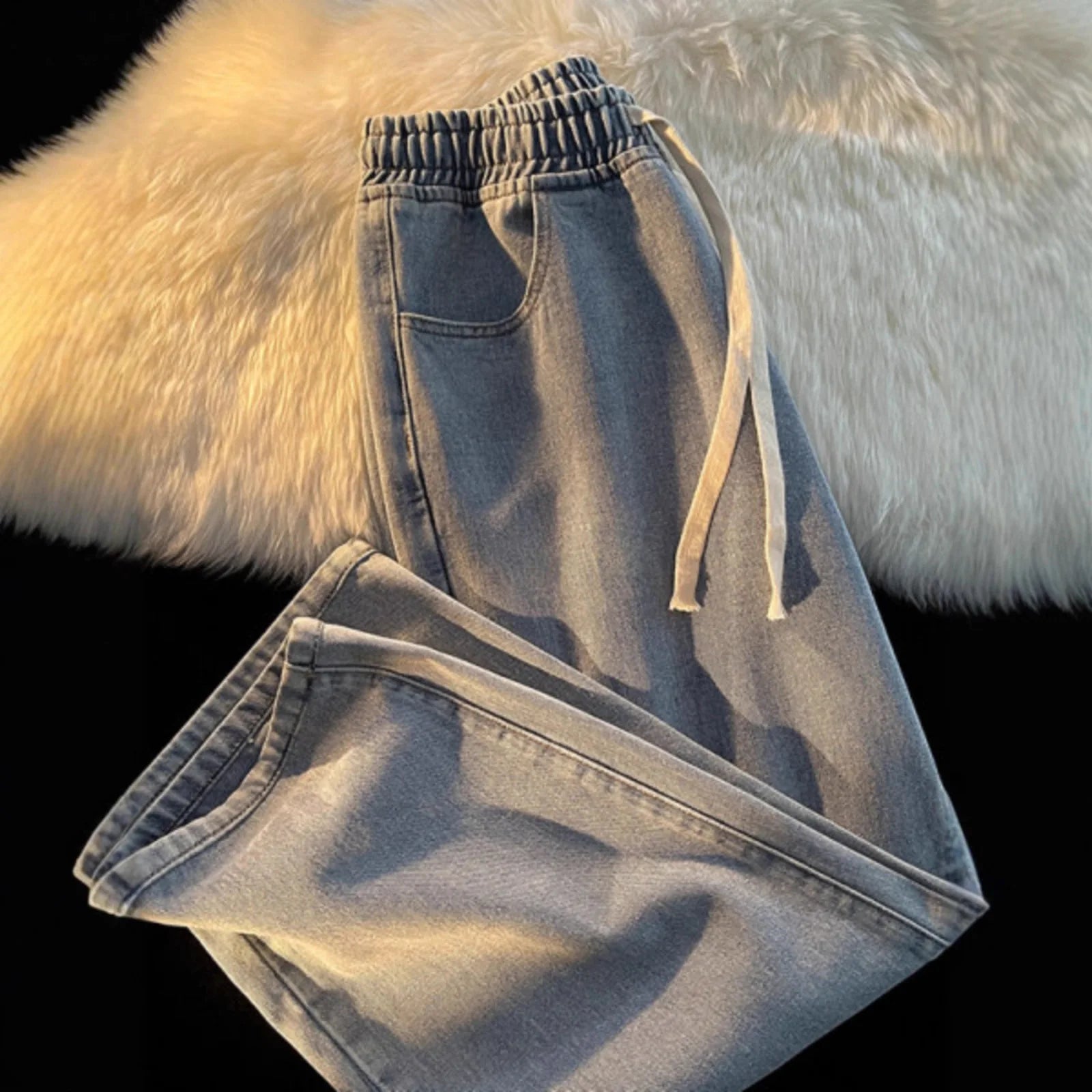 Jean fille doublé polaire épais